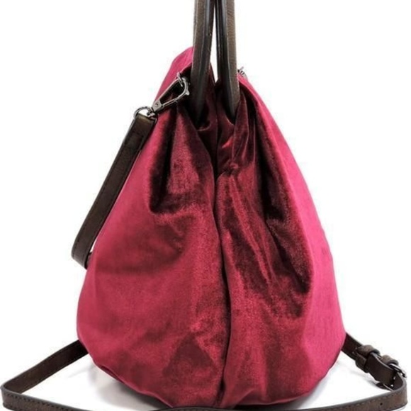 Vintage Velvet Satchel - Picture 2 of 4